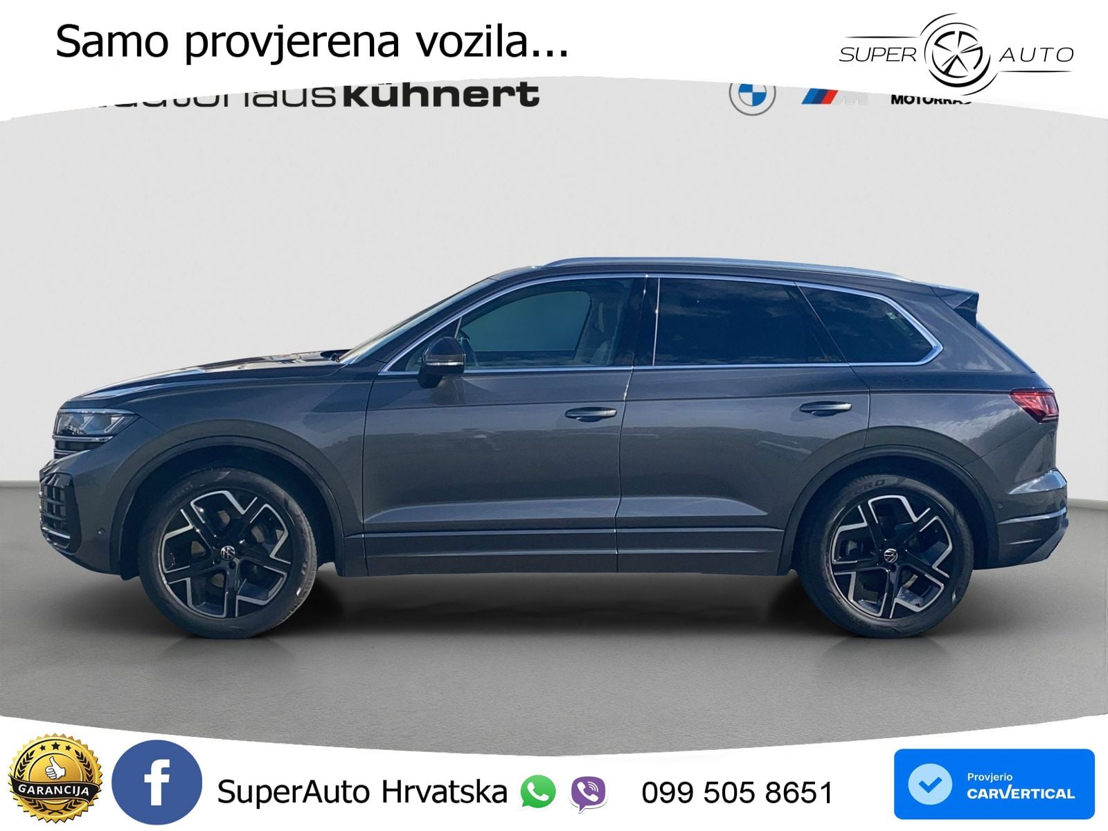 Volkswagen Touareg 3.0 V6 TDI (286 KS) 4MOTION Tiptronic ZRAČNI+ACC+GR SJED+KAM+PANO