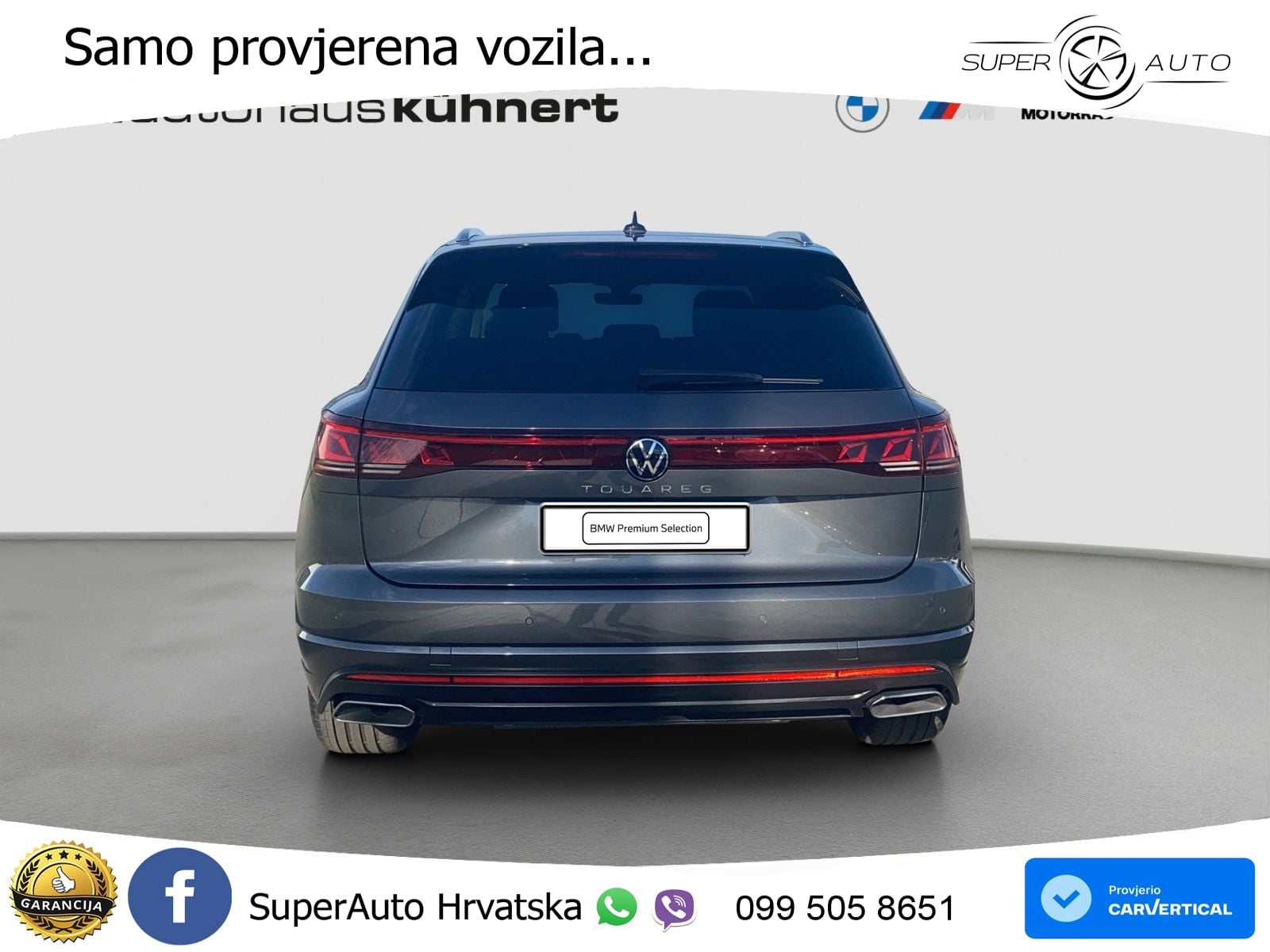 Volkswagen Touareg 3.0 V6 TDI (286 KS) 4MOTION Tiptronic ZRAČNI+ACC+GR SJED+KAM+PANO
