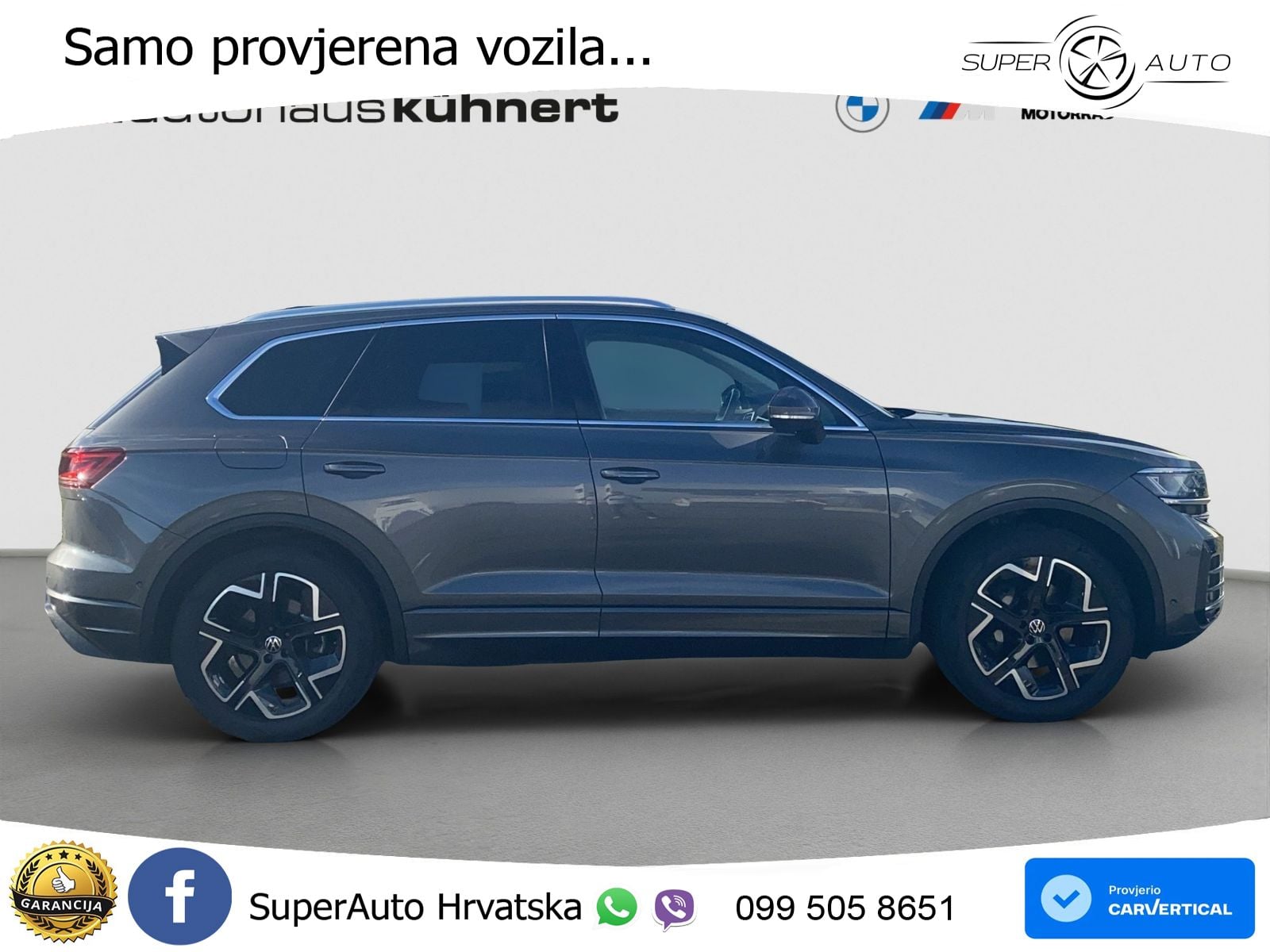 Volkswagen Touareg 3.0 V6 TDI (286 KS) 4MOTION Tiptronic ZRAČNI+ACC+GR SJED+KAM+PANO