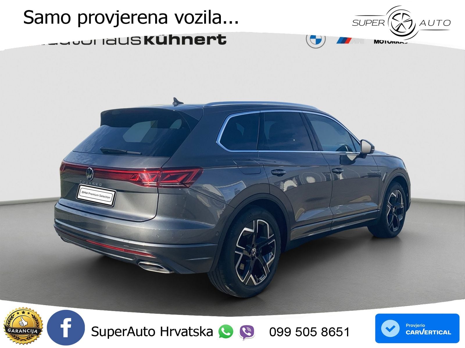 Volkswagen Touareg 3.0 V6 TDI (286 KS) 4MOTION Tiptronic ZRAČNI+ACC+GR SJED+KAM+PANO