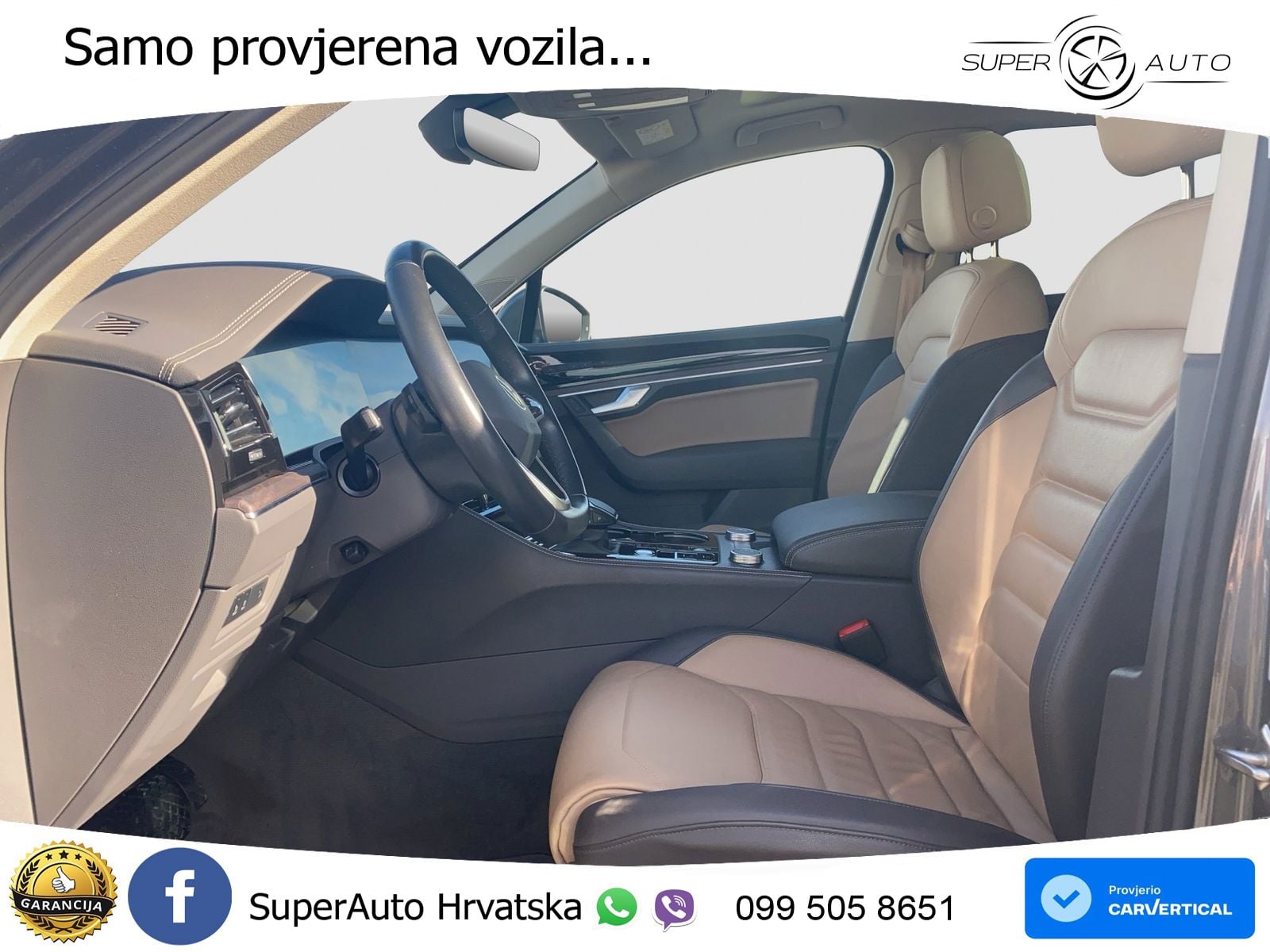 Volkswagen Touareg 3.0 V6 TDI (286 KS) 4MOTION Tiptronic ZRAČNI+ACC+GR SJED+KAM+PANO