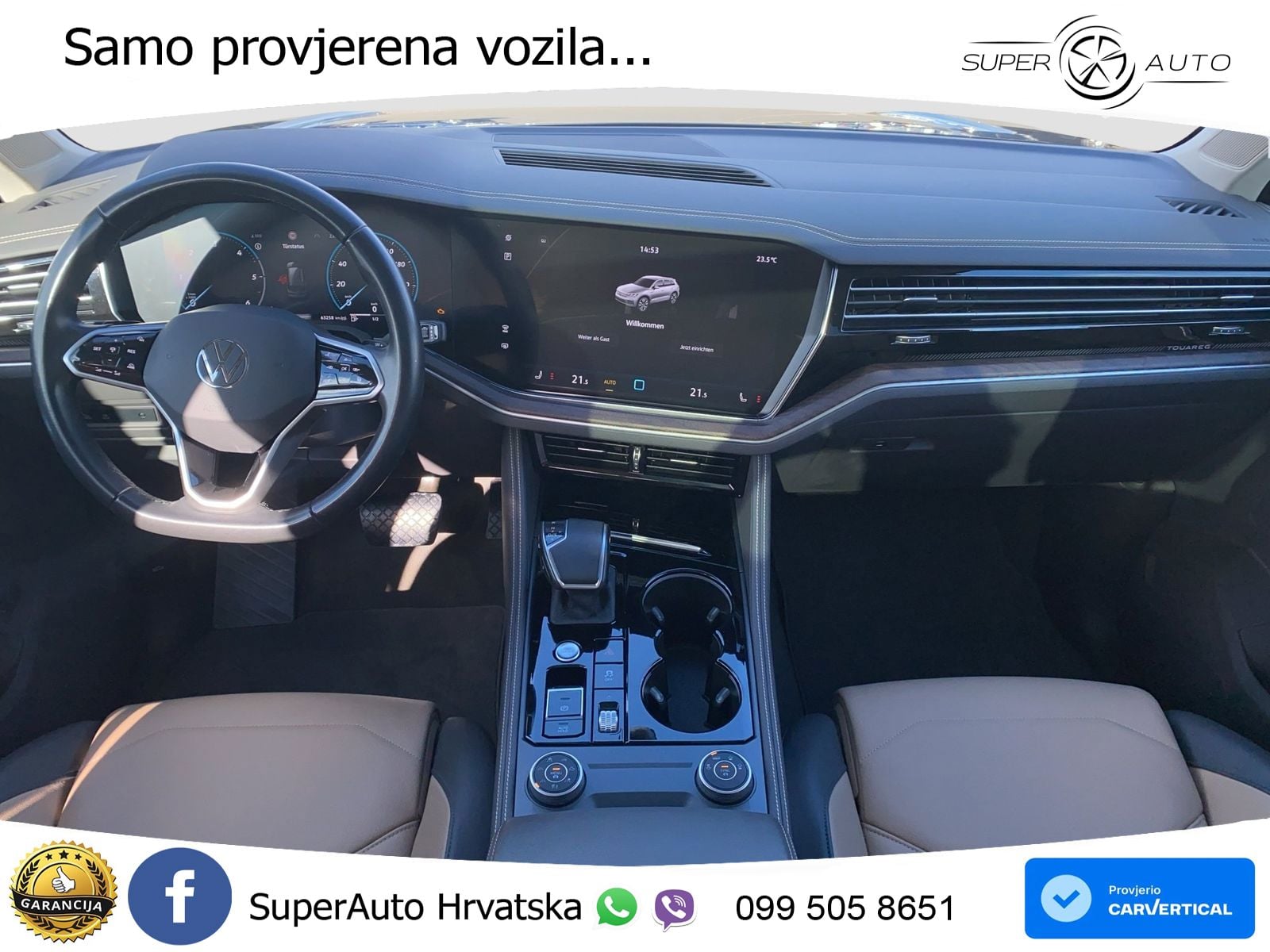 Volkswagen Touareg 3.0 V6 TDI (286 KS) 4MOTION Tiptronic ZRAČNI+ACC+GR SJED+KAM+PANO