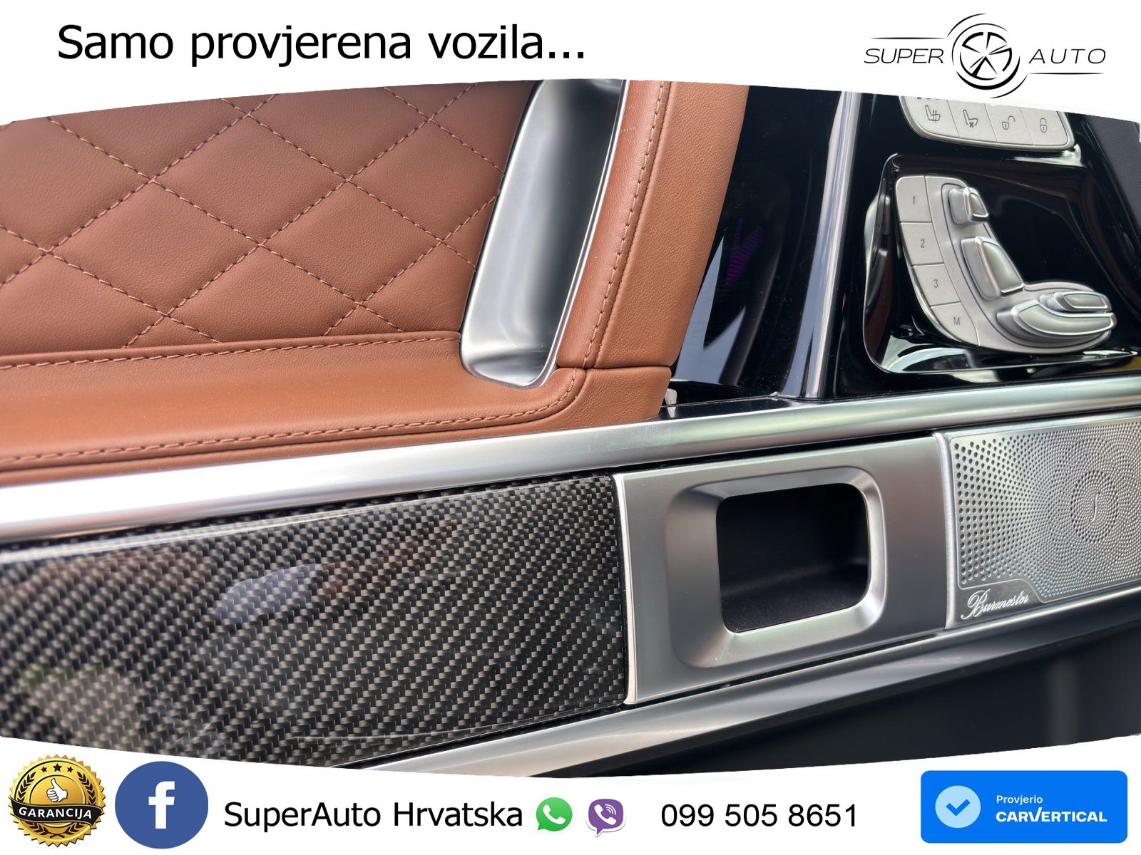 Mercedes AMG G 63 Long V8 (585 KS) 4MATIC 9G-TRONIC AMG SPEEDSHIFT PLUS Superior ZRAČNI+ACC+GR SJED+360+PANO
