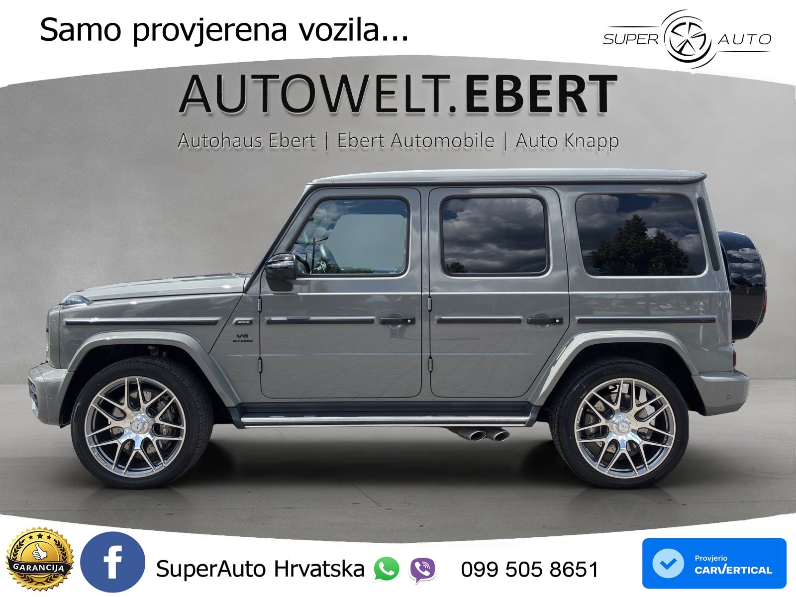 Mercedes AMG G 63 Long V8 (585 KS) 4MATIC 9G-TRONIC AMG SPEEDSHIFT PLUS Superior ZRAČNI+ACC+GR SJED+360+PANO