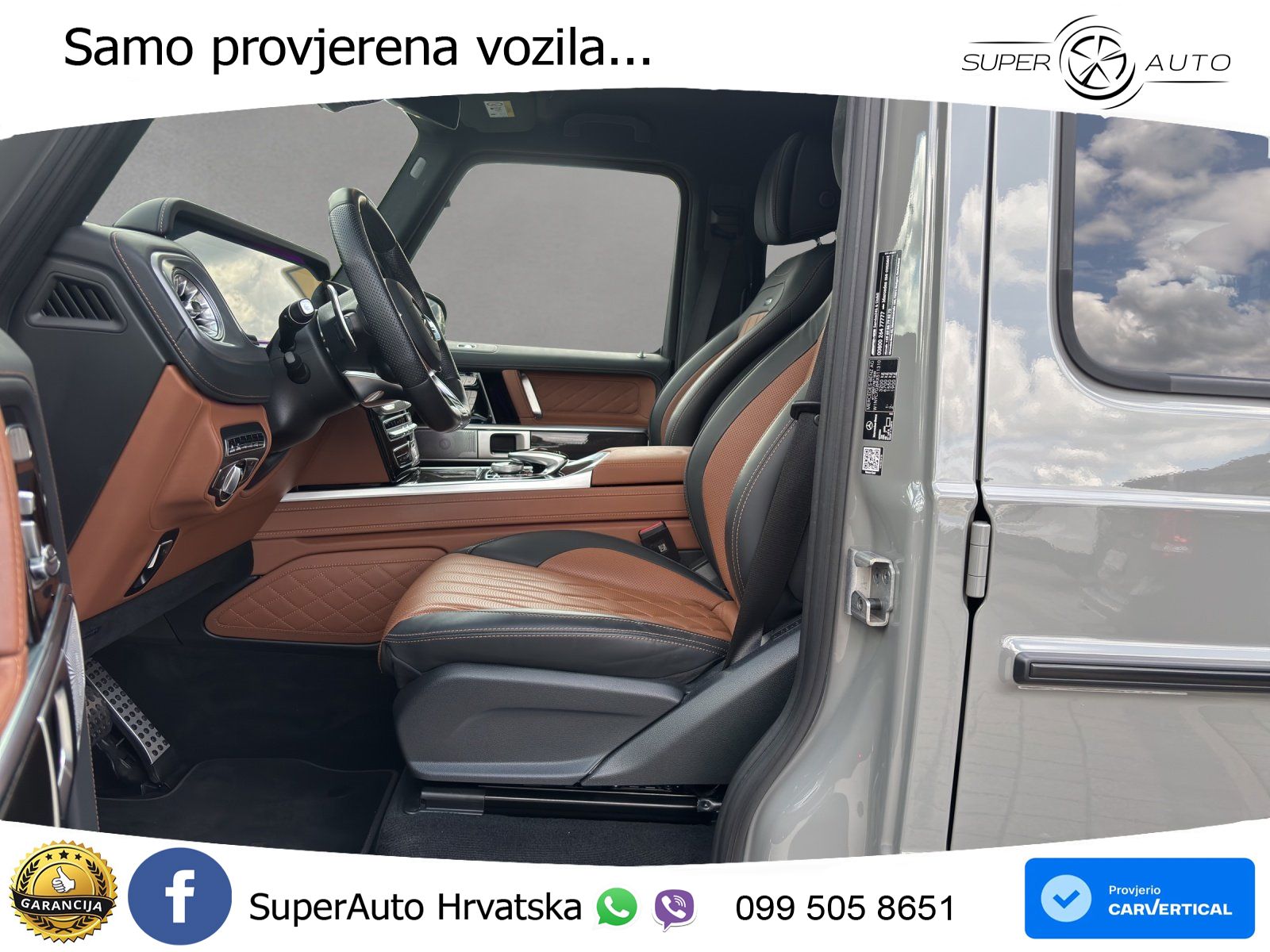 Mercedes AMG G 63 Long V8 (585 KS) 4MATIC 9G-TRONIC AMG SPEEDSHIFT PLUS Superior ZRAČNI+ACC+GR SJED+360+PANO