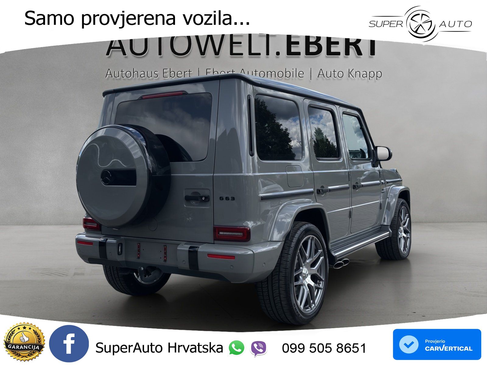 Mercedes AMG G 63 Long V8 (585 KS) 4MATIC 9G-TRONIC AMG SPEEDSHIFT PLUS Superior ZRAČNI+ACC+GR SJED+360+PANO