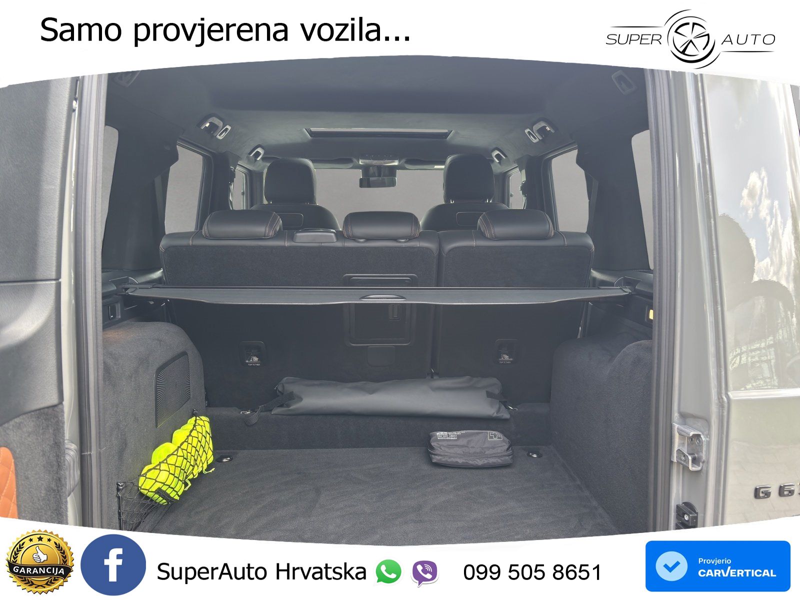 Mercedes AMG G 63 Long V8 (585 KS) 4MATIC 9G-TRONIC AMG SPEEDSHIFT PLUS Superior ZRAČNI+ACC+GR SJED+360+PANO