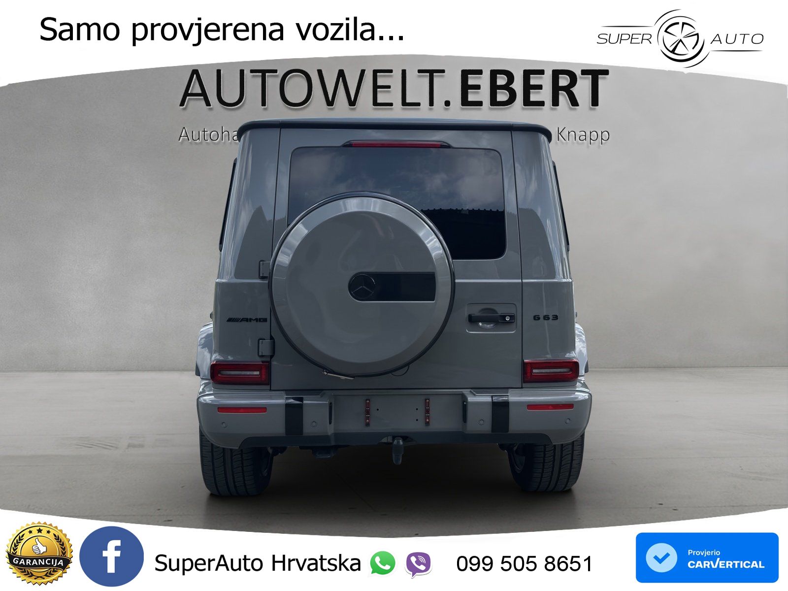Mercedes AMG G 63 Long V8 (585 KS) 4MATIC 9G-TRONIC AMG SPEEDSHIFT PLUS Superior ZRAČNI+ACC+GR SJED+360+PANO