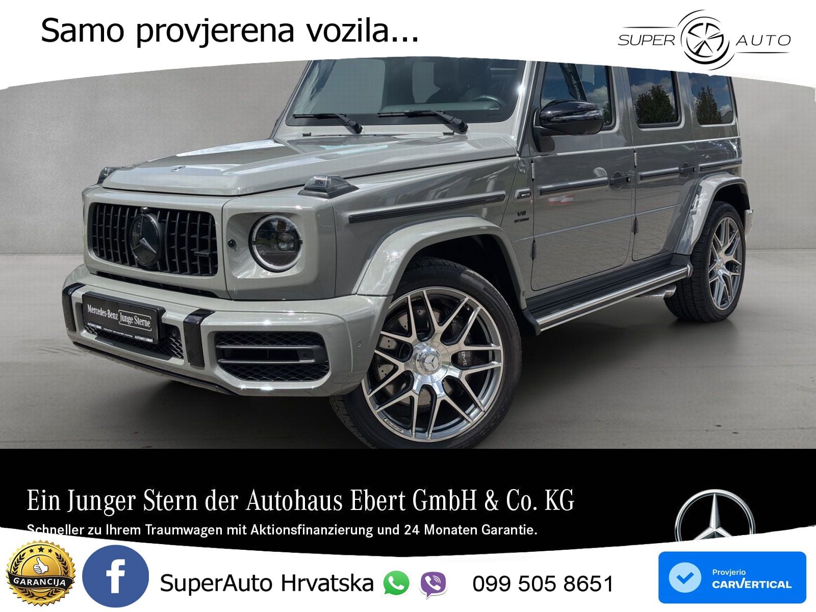 Mercedes AMG G 63 Long V8 (585 KS) 4MATIC 9G-TRONIC AMG SPEEDSHIFT PLUS Superior ZRAČNI+ACC+GR SJED+360+PANO