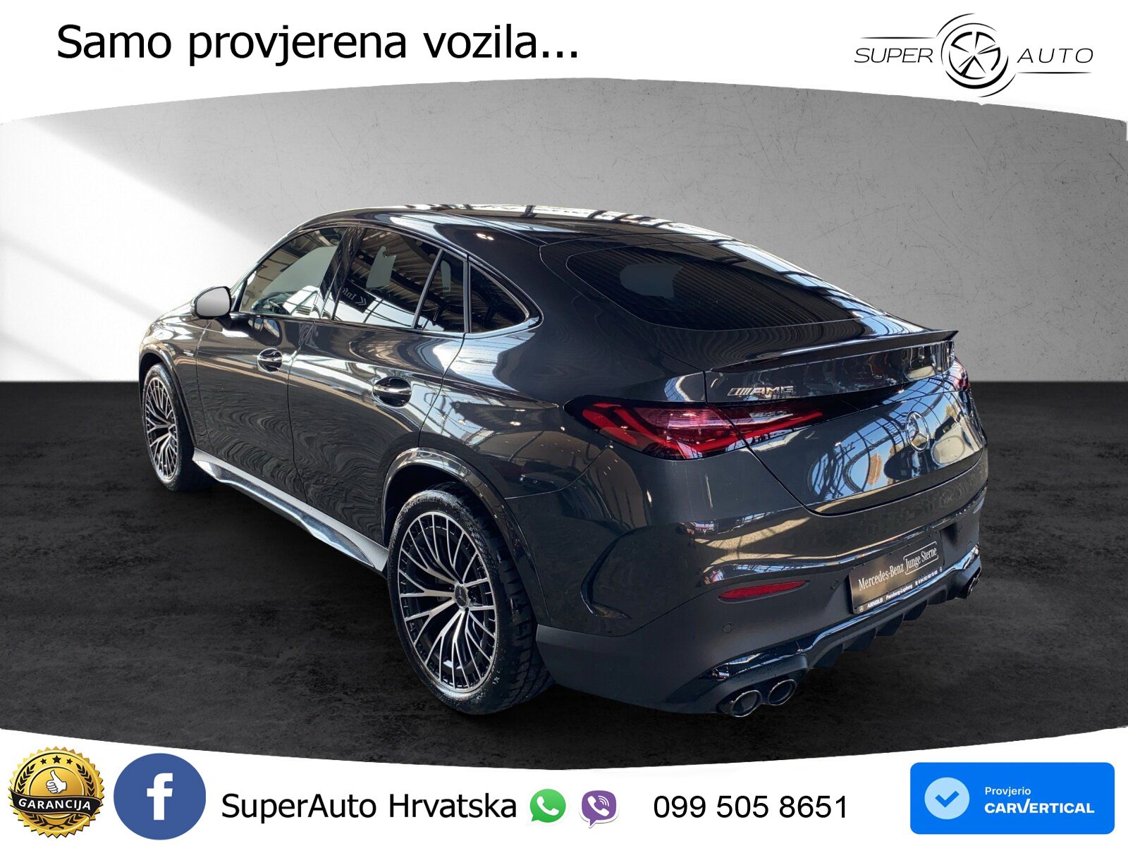 Mercedes GLC Coupe AMG GLC 43 (421 KS) 4MATIC AMG SPEEDSHIFT MCT 9G ACC+HEAD+GR SJED+360+PANO