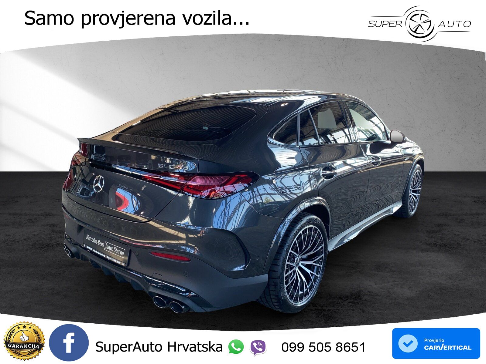 Mercedes GLC Coupe AMG GLC 43 (421 KS) 4MATIC AMG SPEEDSHIFT MCT 9G ACC+HEAD+GR SJED+360+PANO