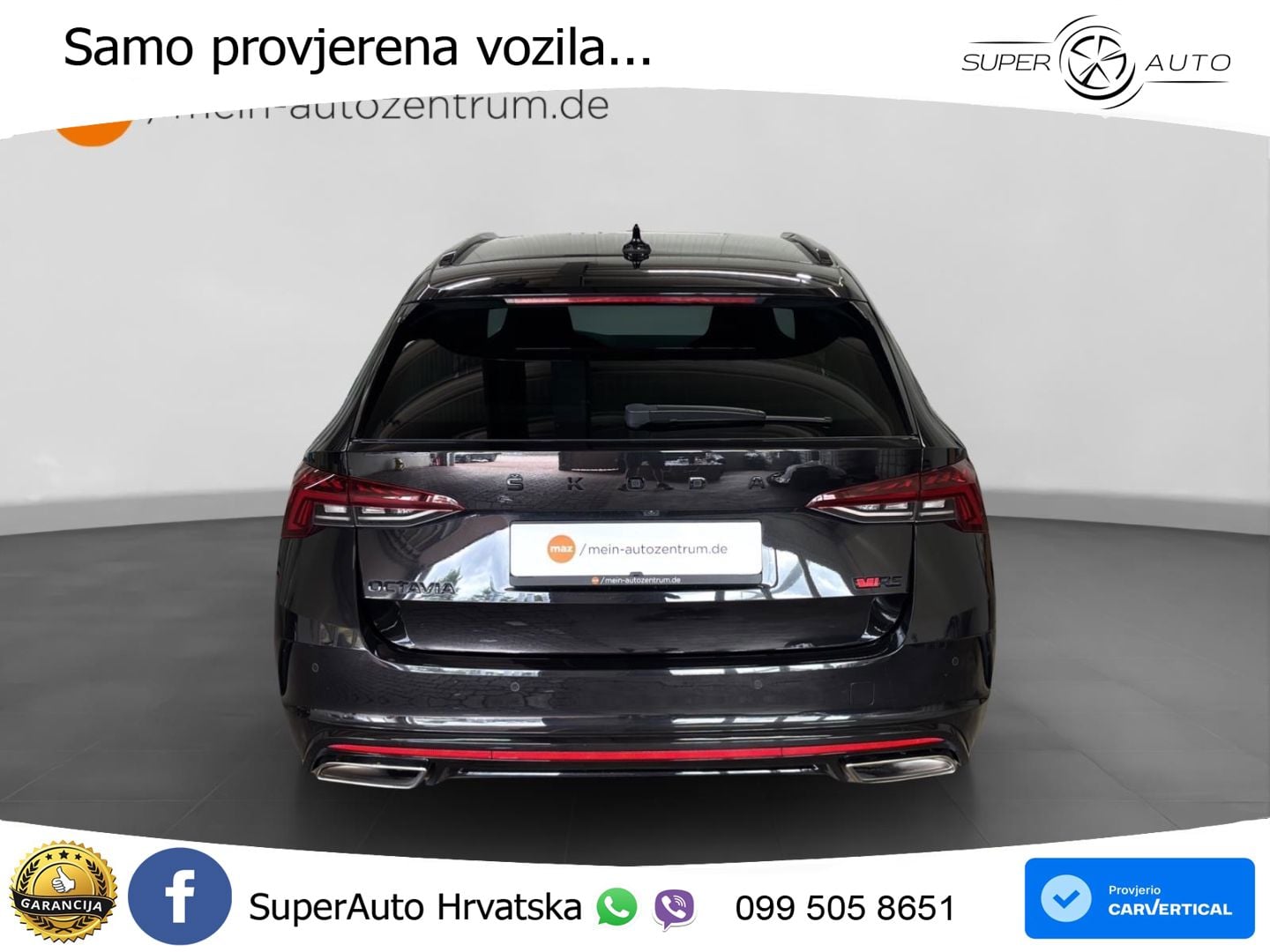 Škoda Octavia Combi RS 2.0 TDI (200 KS) DSG LED+GR SJED+ACC