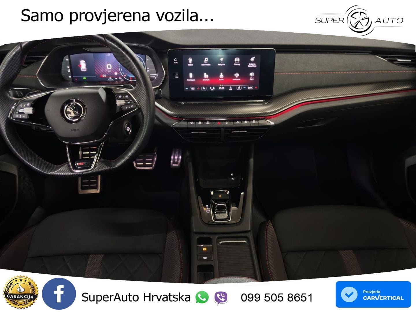 Škoda Octavia Combi RS 2.0 TDI (200 KS) DSG LED+GR SJED+ACC