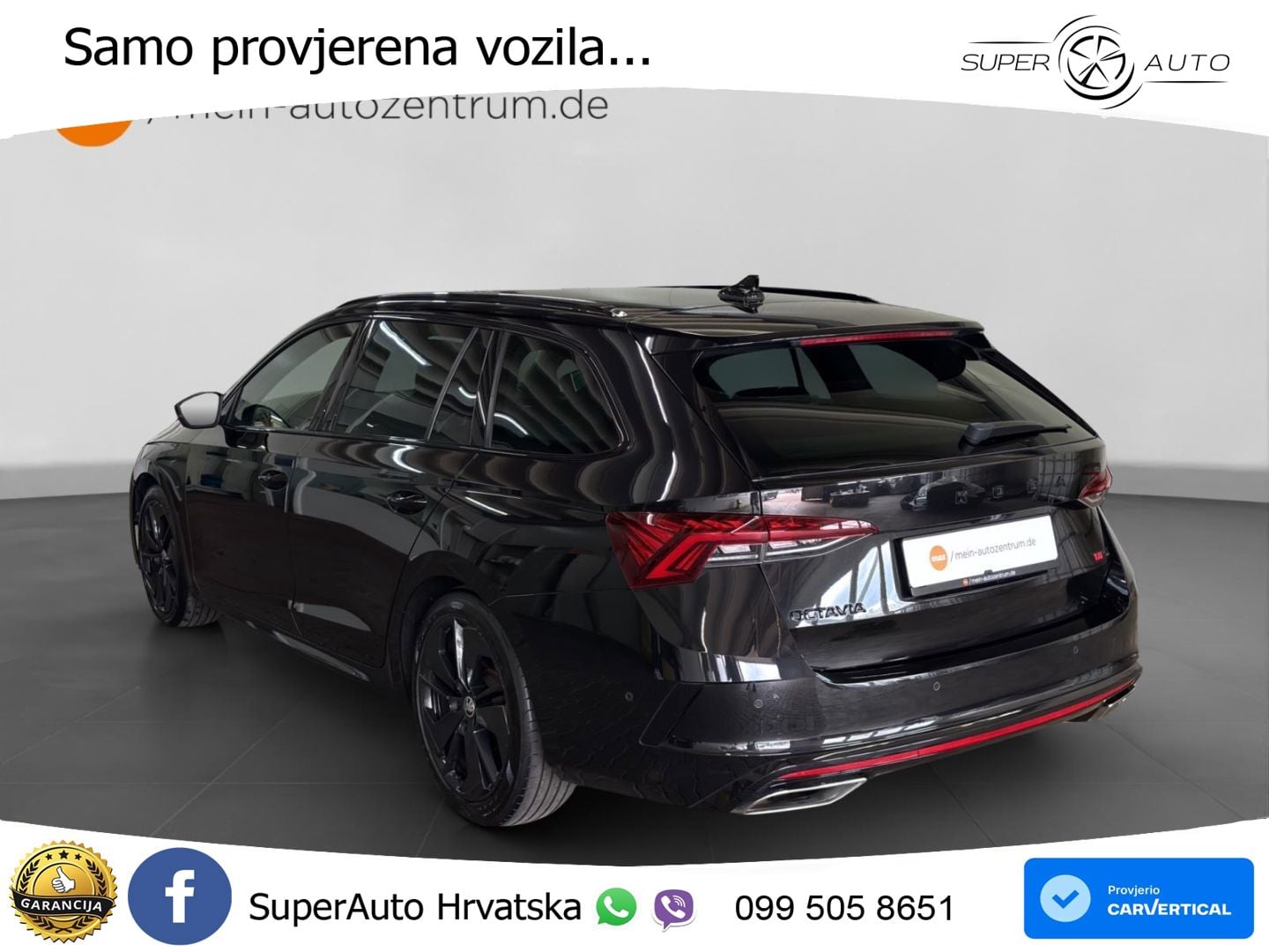 Škoda Octavia Combi RS 2.0 TDI (200 KS) DSG LED+GR SJED+ACC