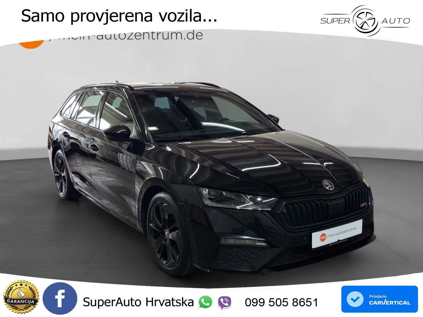 Škoda Octavia Combi RS 2.0 TDI (200 KS) DSG LED+GR SJED+ACC