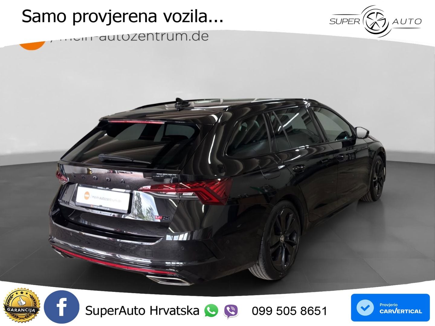 Škoda Octavia Combi RS 2.0 TDI (200 KS) DSG LED+GR SJED+ACC
