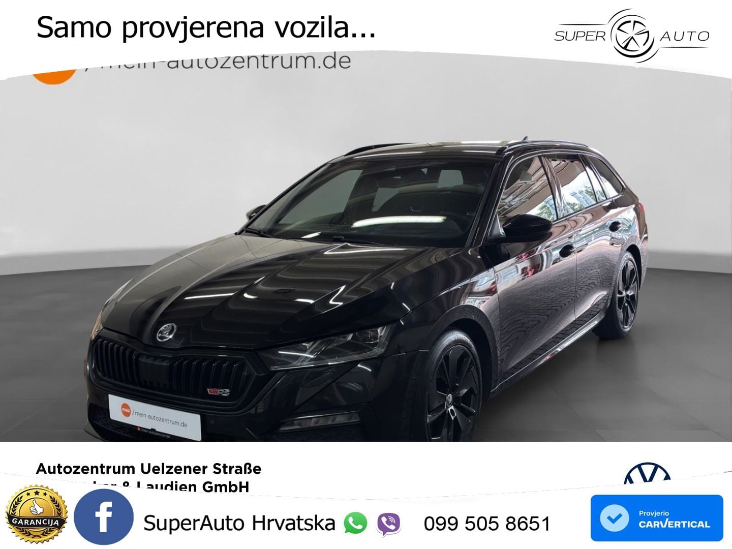 Škoda Octavia Combi RS 2.0 TDI (200 KS) DSG LED+GR SJED+ACC