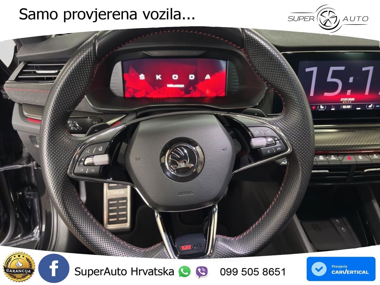 Škoda Octavia Combi RS 2.0 TDI (200 KS) DSG LED+GR SJED+ACC