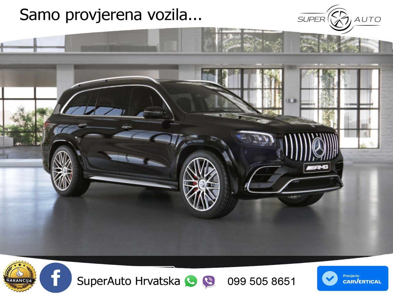 Mercedes-Benz GLS AMG GLS 63 V8 EQ Boost 4MATIC+ TCT LED+GR SJED+ACC