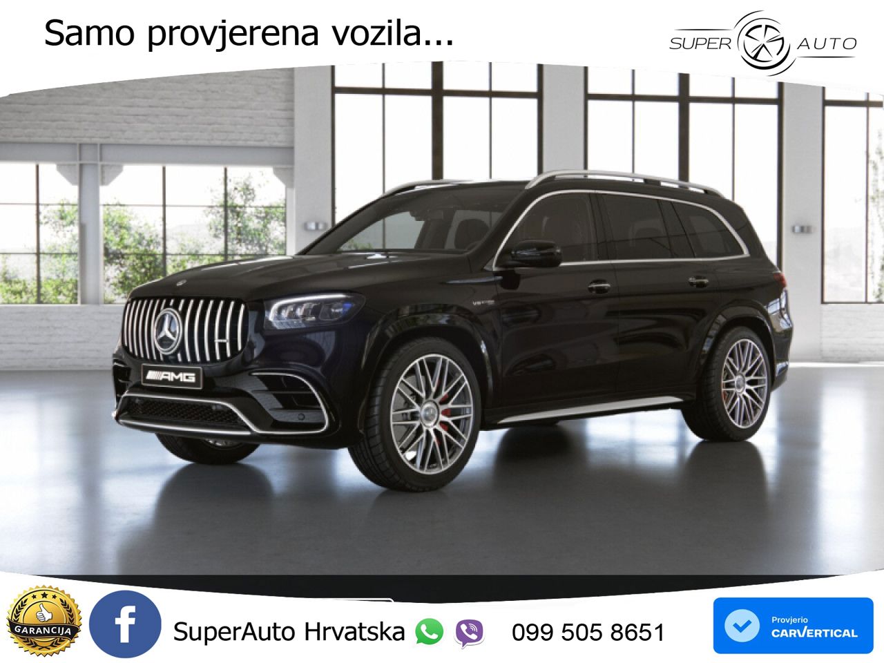 Mercedes-Benz GLS AMG GLS 63 V8 EQ Boost 4MATIC+ TCT LED+GR SJED+ACC