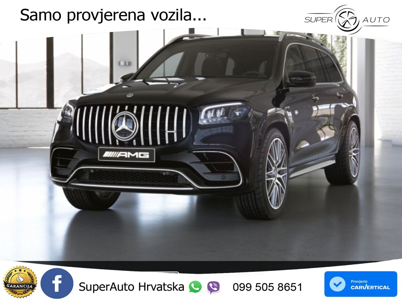 Mercedes-Benz GLS AMG GLS 63 V8 EQ Boost 4MATIC+ TCT LED+GR SJED+ACC