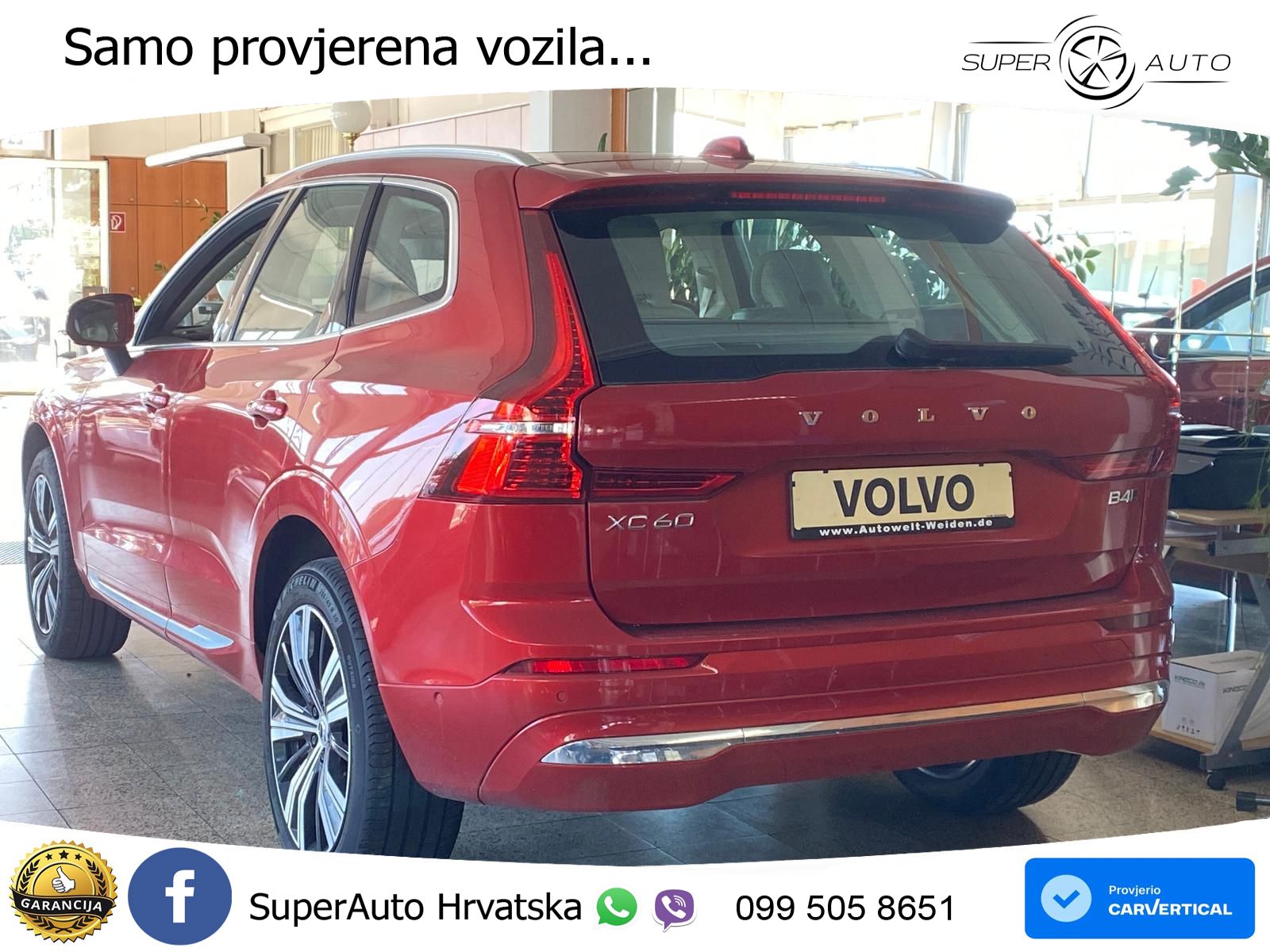 Volvo XC60 B4 Diesel AWD Geartronic ACC+GR SJED+360+PANO