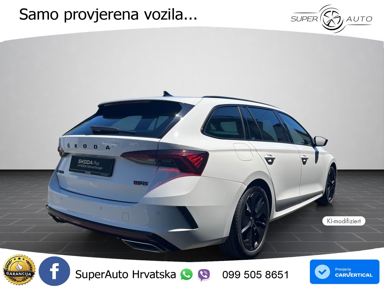 Škoda Octavia Combi RS 2.0 TDI (200 KS) DSG