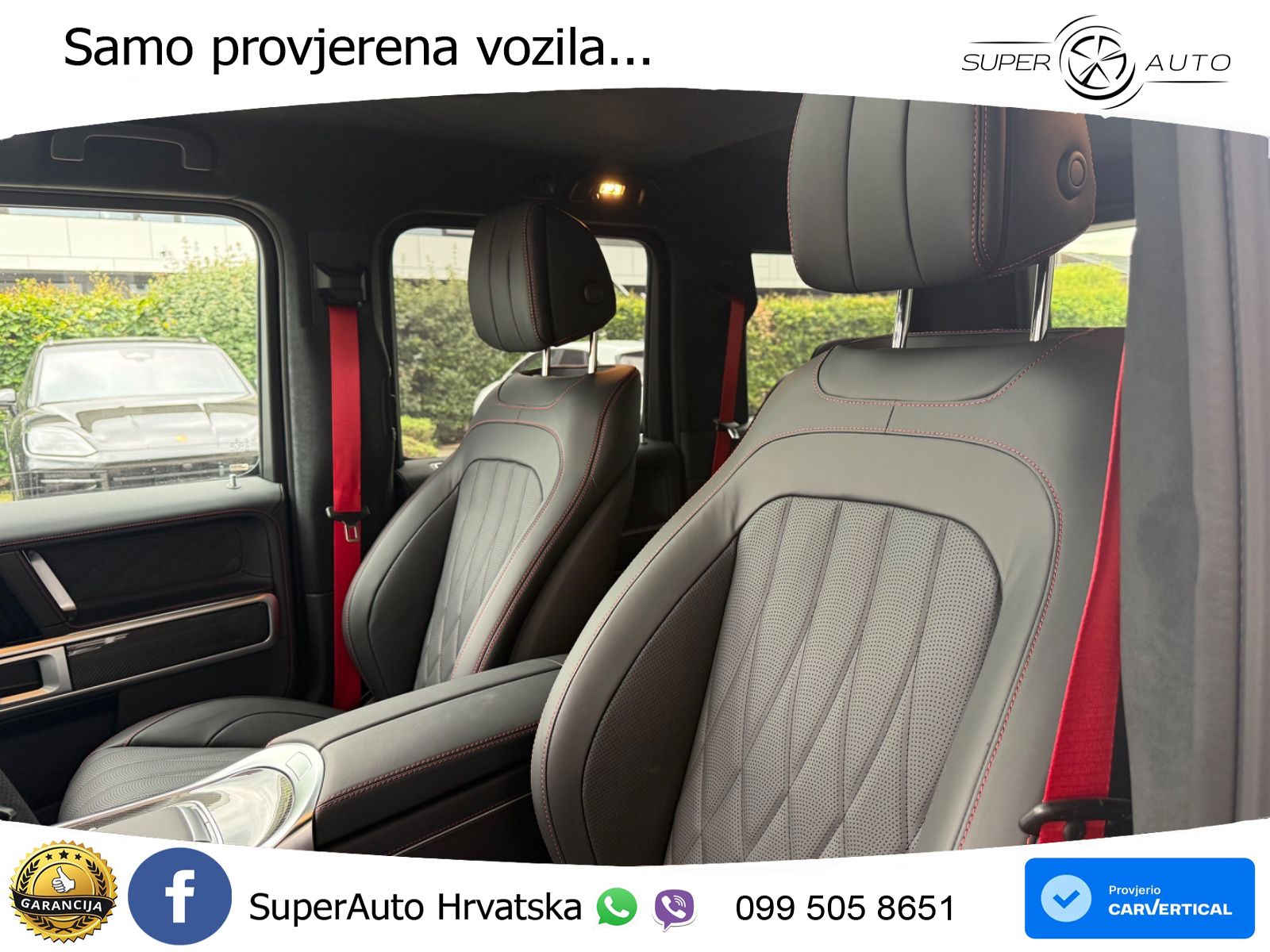 Mercedes G 450d Long (367 KS) 4MATIC 9G-TRONIC Manufaktur ZRAČNI+ACC+4xGR SJED+360