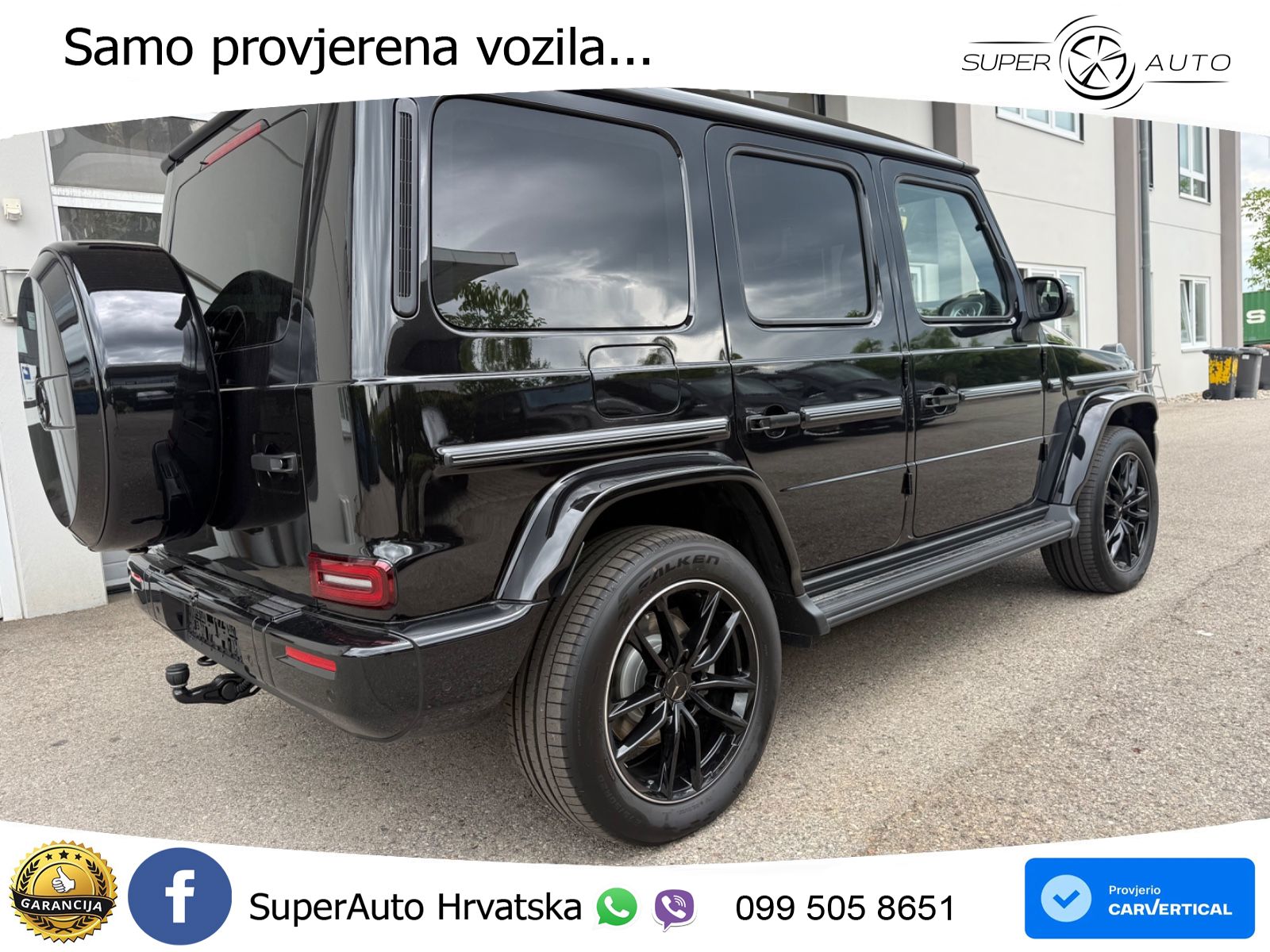 Mercedes G 450d Long (367 KS) 4MATIC 9G-TRONIC Manufaktur ZRAČNI+ACC+4xGR SJED+360