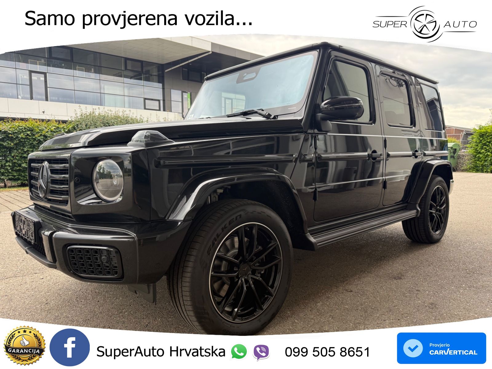 Mercedes G 450d Long (367 KS) 4MATIC 9G-TRONIC Manufaktur ZRAČNI+ACC+4xGR SJED+360