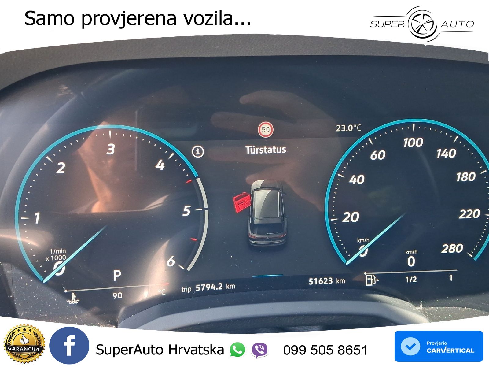 Volkswagen Touareg 3.0 V6 TDI (231 KS) 4MOTION Tiptronic ZRAČNI+ACC+GR SJED+KAM