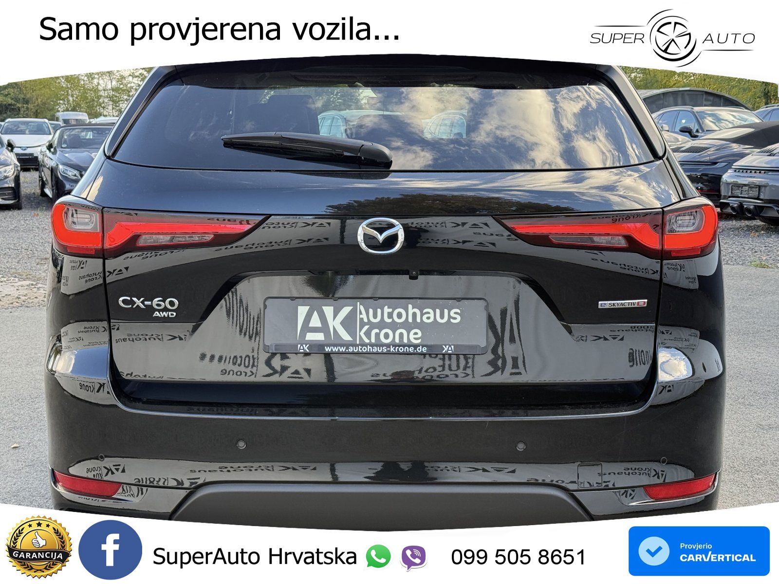 Mazda CX-60 3.3 e-Skyactiv D (254 KS) AWD Automatic LED+GR SJED+ACC