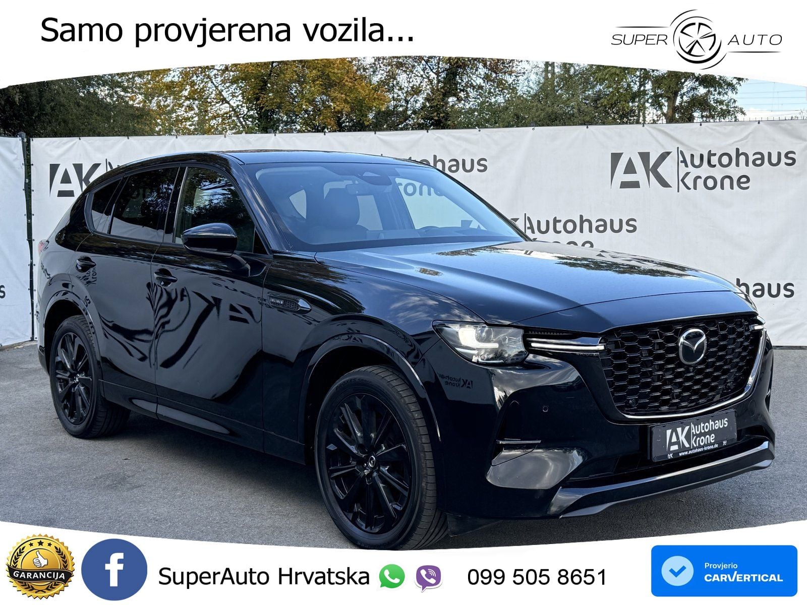 Mazda CX-60 3.3 e-Skyactiv D (254 KS) AWD Automatic LED+GR SJED+ACC