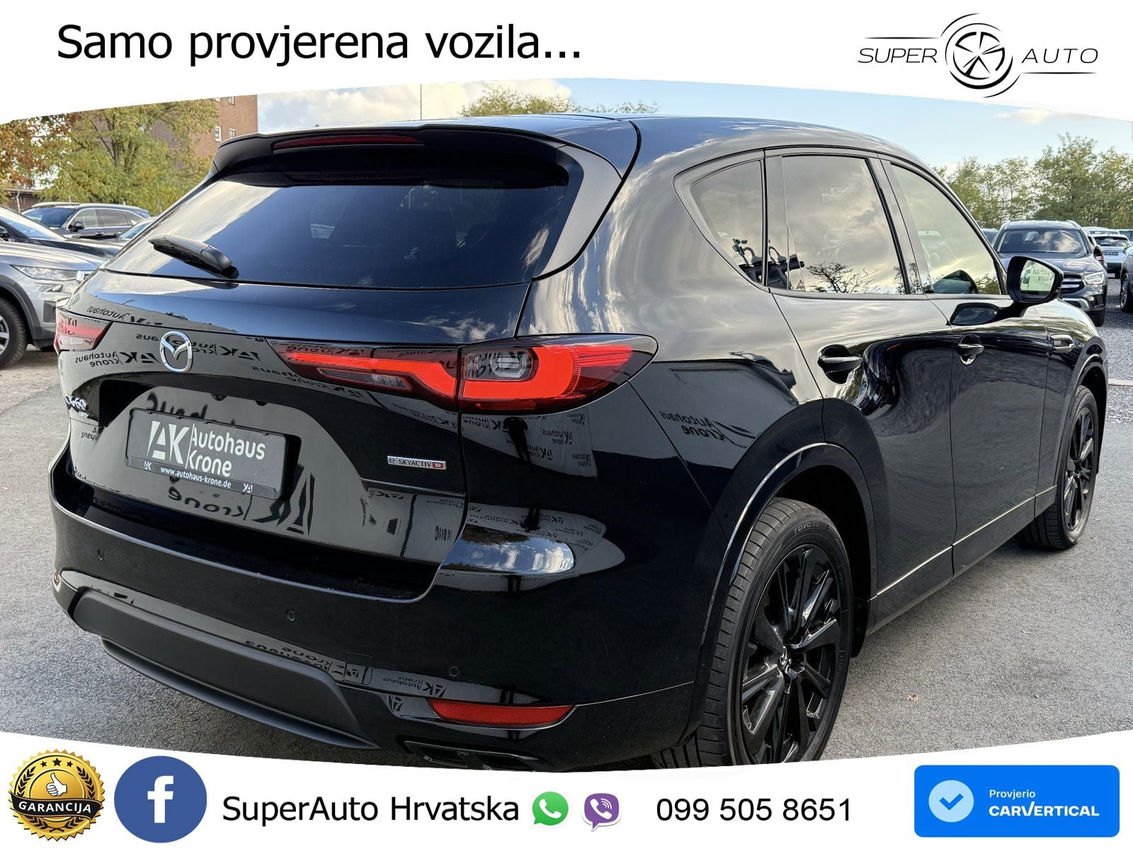Mazda CX-60 3.3 e-Skyactiv D (254 KS) AWD Automatic LED+GR SJED+ACC