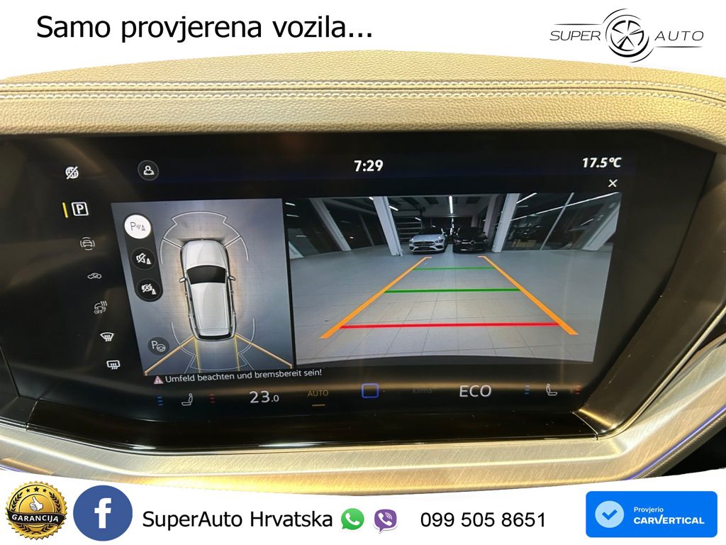 Volkswagen Touareg 3.0 V6 TDI (286 KS) 4MOTION Tiptronic R-Line ZRAČNI+ACC+GR SJED+KAM+PANO