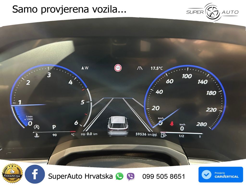 Volkswagen Touareg 3.0 V6 TDI (286 KS) 4MOTION Tiptronic R-Line ZRAČNI+ACC+GR SJED+KAM+PANO