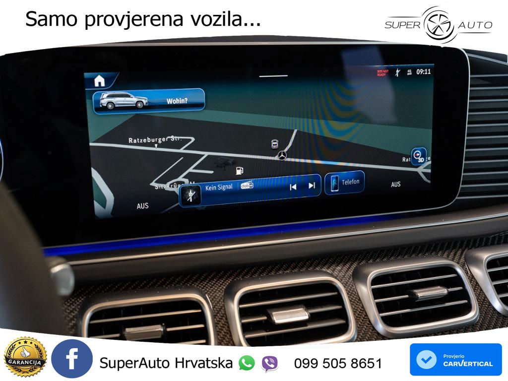Mercedes-Benz GLS AMG GLS 63 V8 EQ Boost 4MATIC+ AMG SPEEDSHIFT TCT 9G ACC+HEAD+4xGR SJED+360+PANO