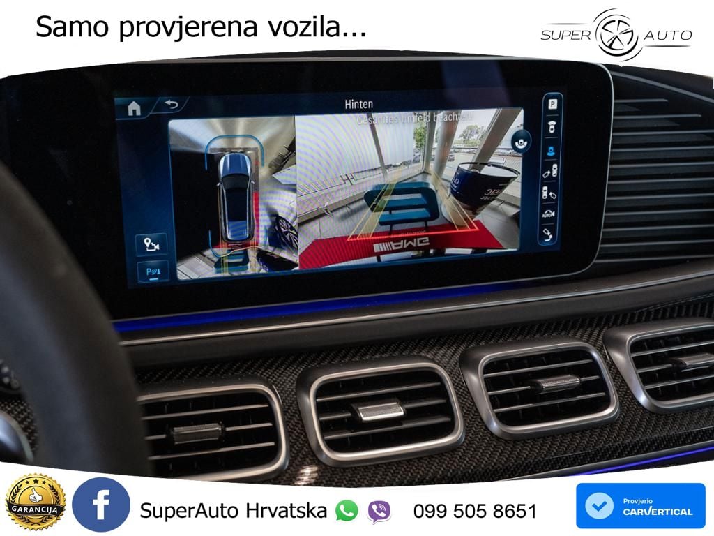 Mercedes-Benz GLS AMG GLS 63 V8 EQ Boost 4MATIC+ AMG SPEEDSHIFT TCT 9G ACC+HEAD+4xGR SJED+360+PANO