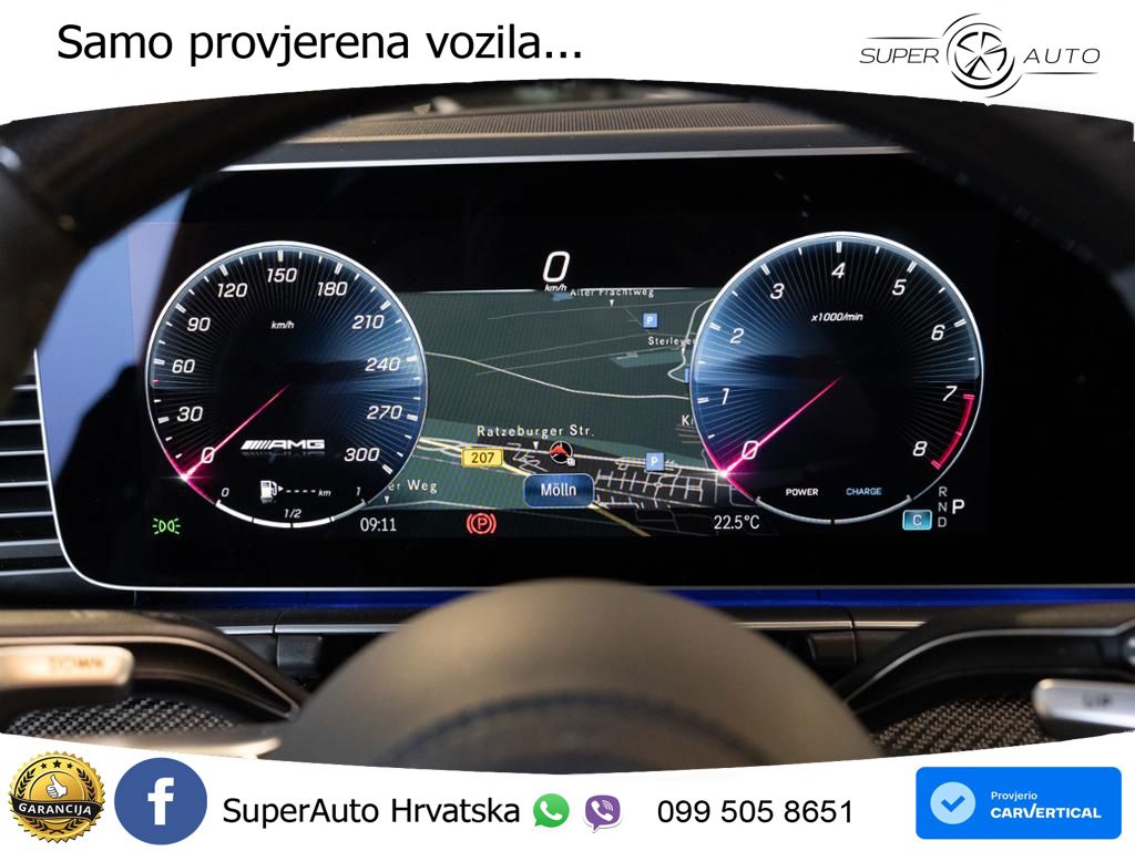 Mercedes-Benz GLS AMG GLS 63 V8 EQ Boost 4MATIC+ AMG SPEEDSHIFT TCT 9G ACC+HEAD+4xGR SJED+360+PANO