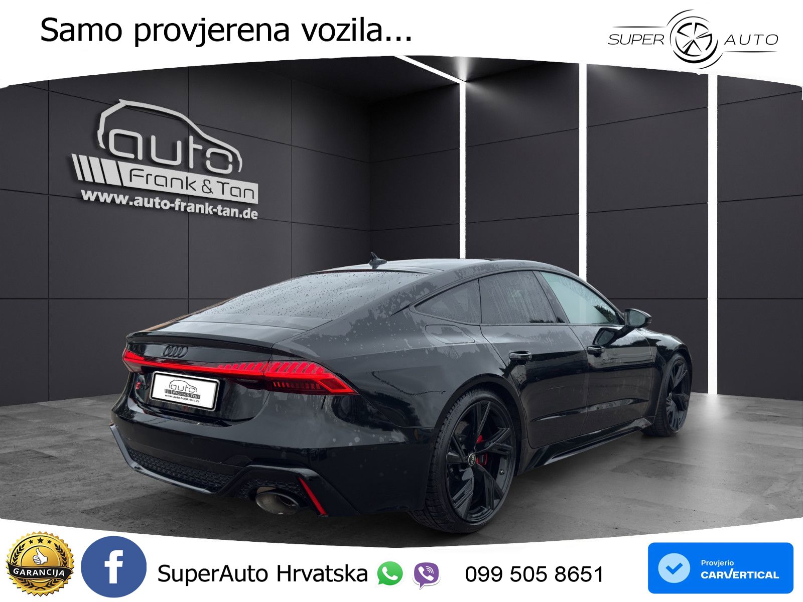 Audi RS7 4.0 TFSI V8 (600 KS) quattro tiptronic LED+GR SJED+ACC