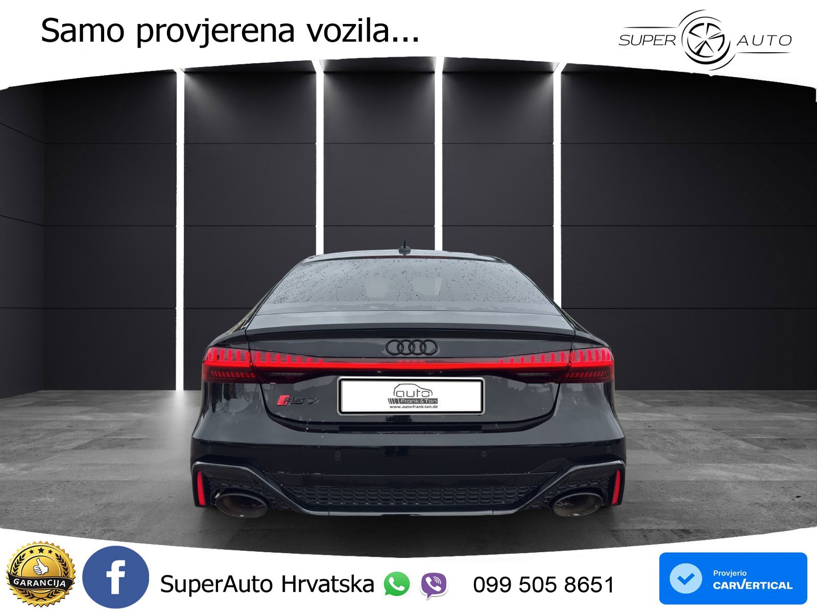 Audi RS7 4.0 TFSI V8 (600 KS) quattro tiptronic LED+GR SJED+ACC