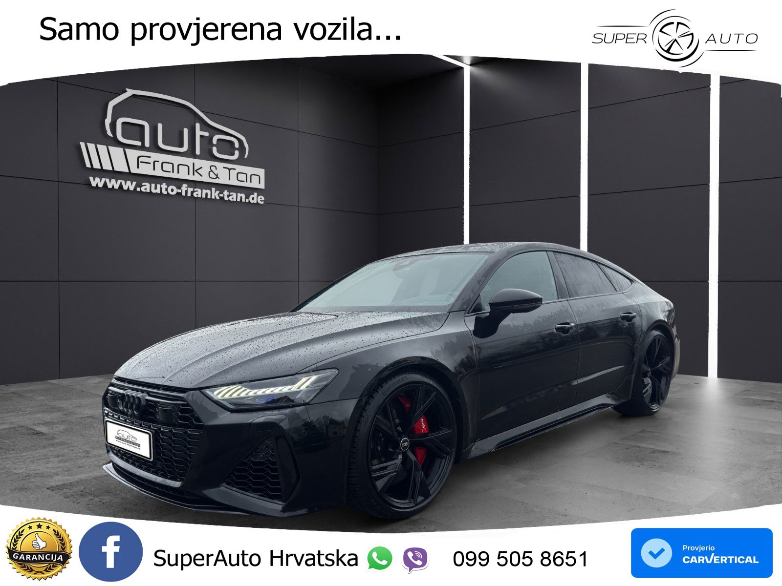 Audi RS7 4.0 TFSI V8 (600 KS) quattro tiptronic LED+GR SJED+ACC