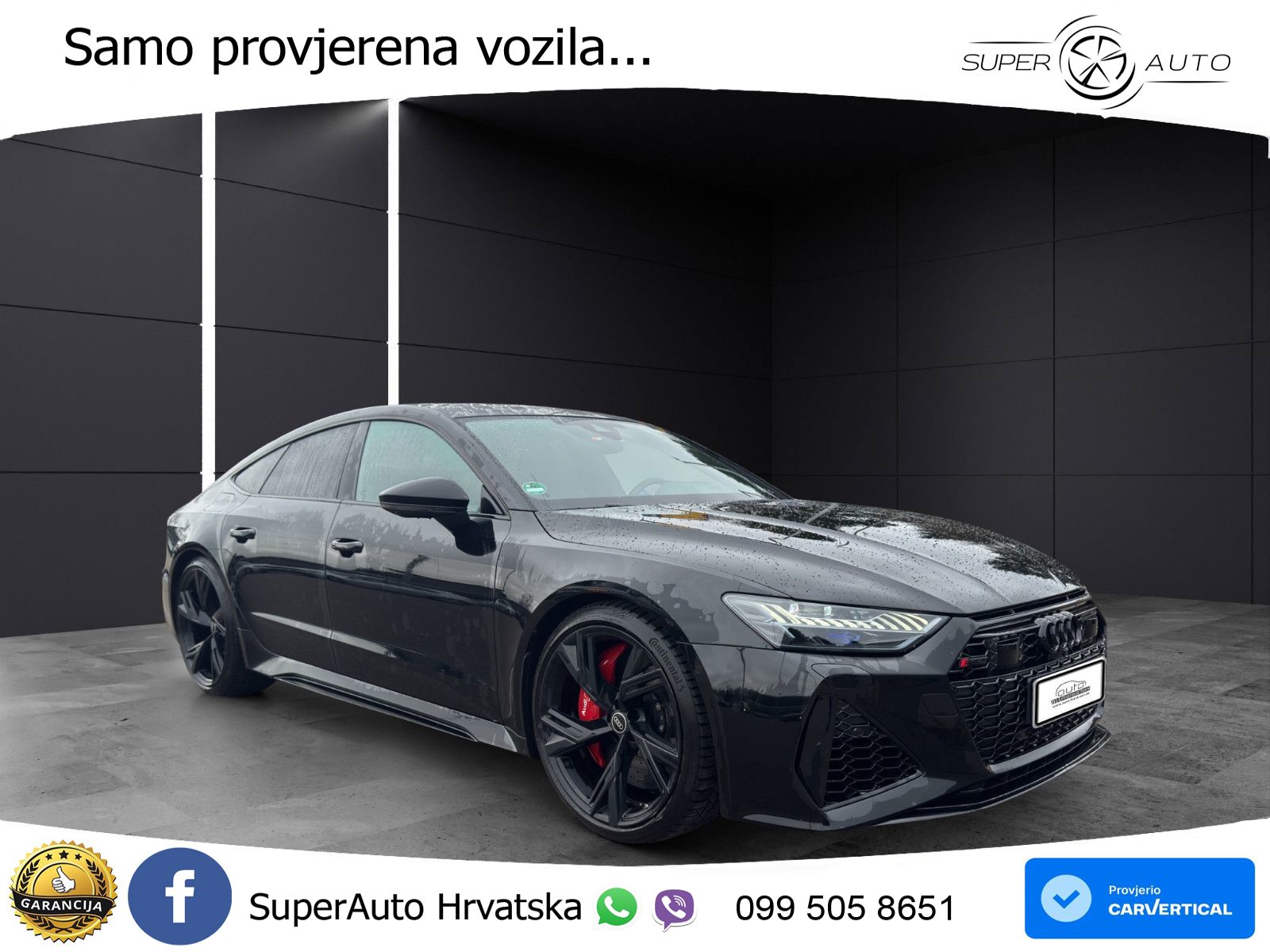 Audi RS7 4.0 TFSI V8 (600 KS) quattro tiptronic LED+GR SJED+ACC