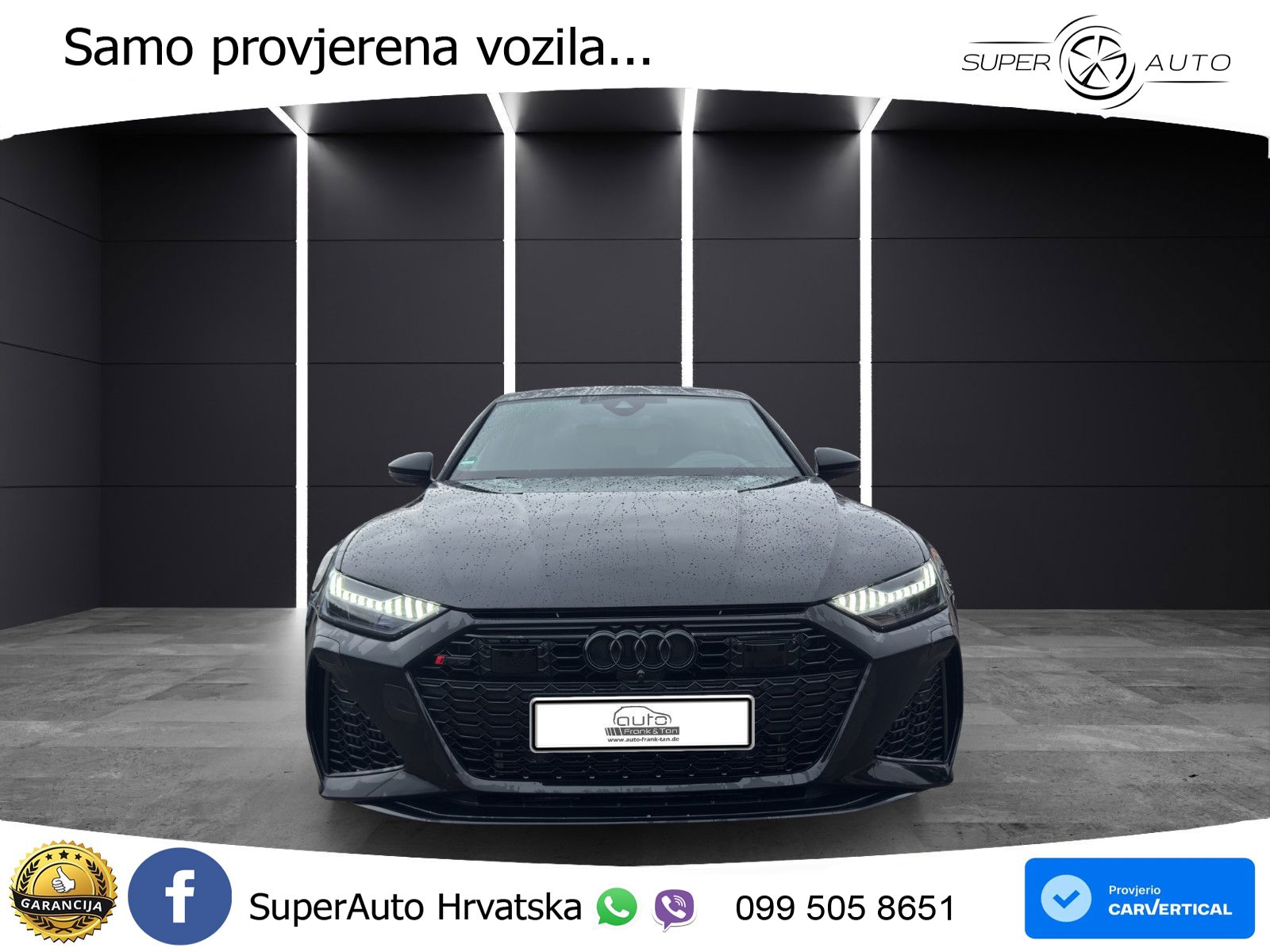 Audi RS7 4.0 TFSI V8 (600 KS) quattro tiptronic LED+GR SJED+ACC