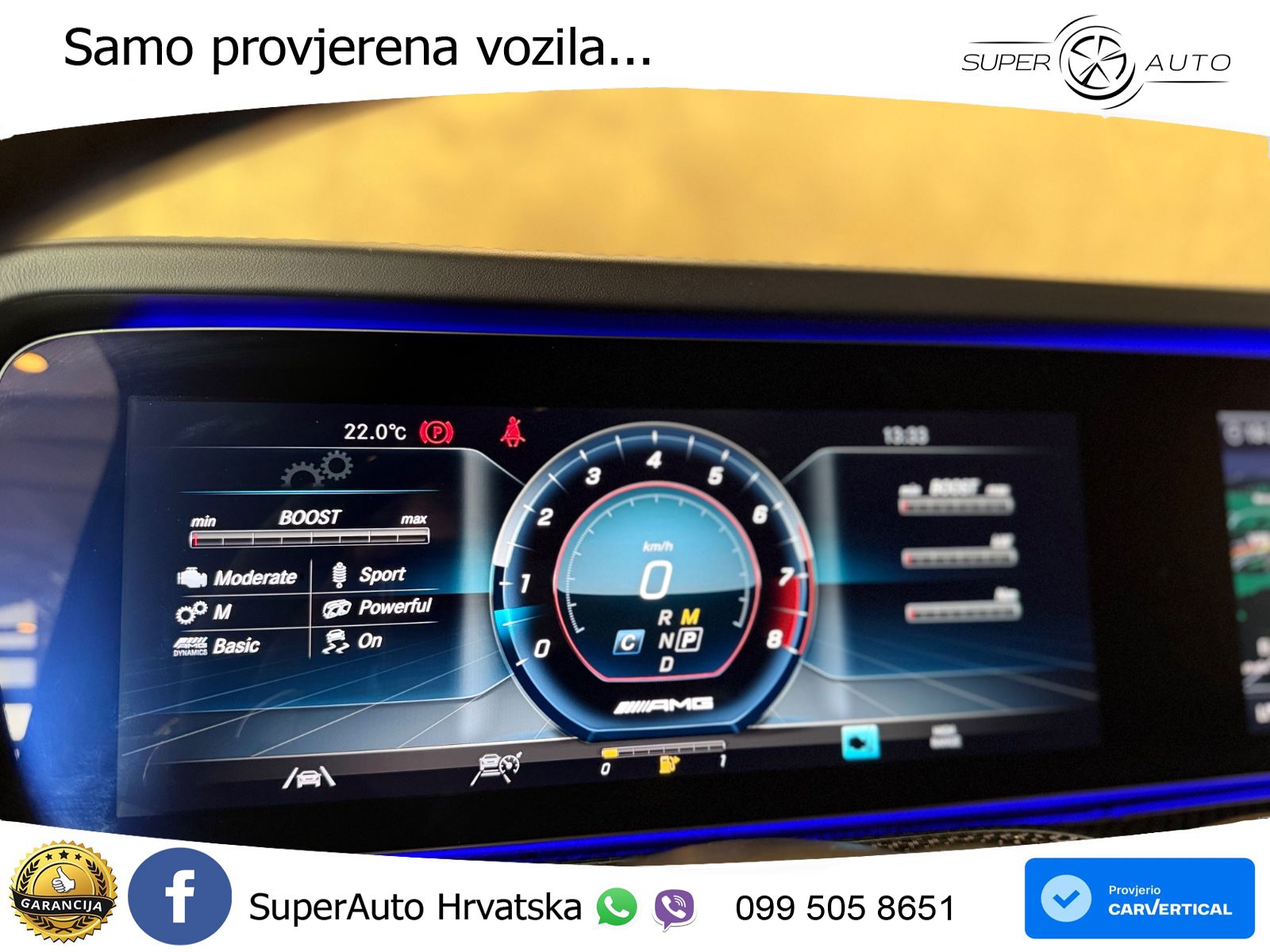 Mercedes AMG G 63 Long V8 (585 KS) 4MATIC 9G-TRONIC AMG SPEEDSHIFT TCT LED+GR SJED+ACC
