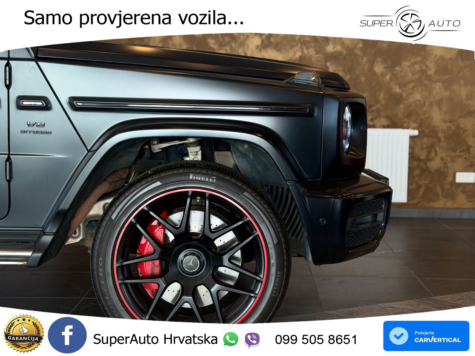 Mercedes AMG G 63 Long V8 (585 KS) 4MATIC 9G-TRONIC AMG SPEEDSHIFT TCT LED+GR SJED+ACC