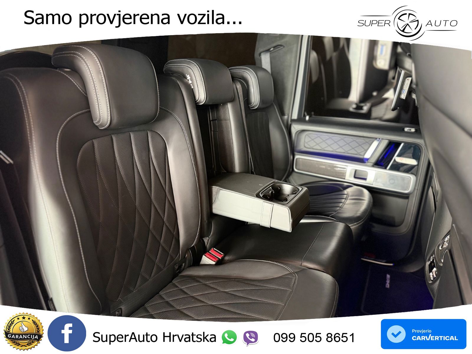 Mercedes AMG G 63 Long V8 (585 KS) 4MATIC 9G-TRONIC AMG SPEEDSHIFT TCT LED+GR SJED+ACC