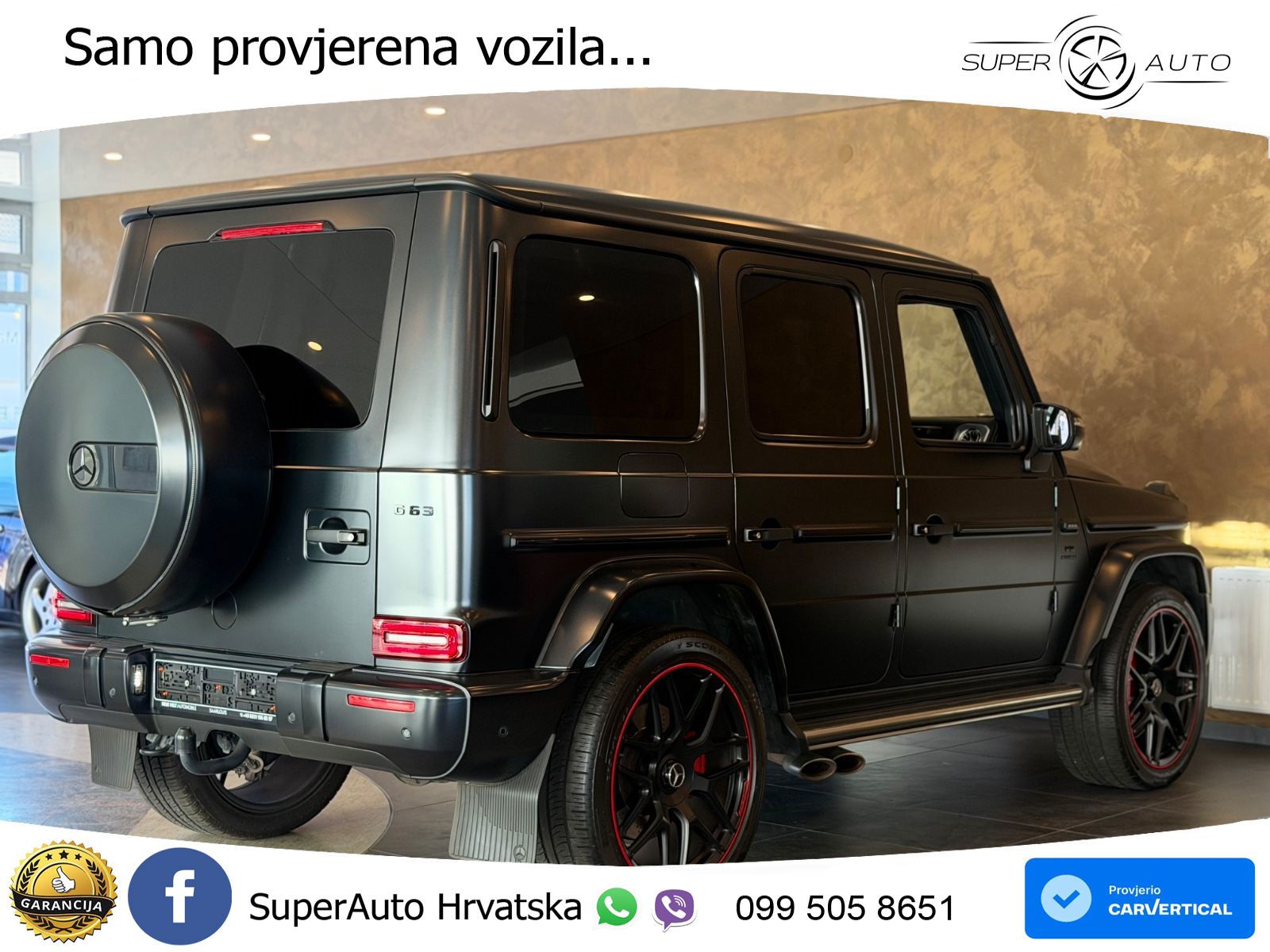 Mercedes AMG G 63 Long V8 (585 KS) 4MATIC 9G-TRONIC AMG SPEEDSHIFT TCT LED+GR SJED+ACC