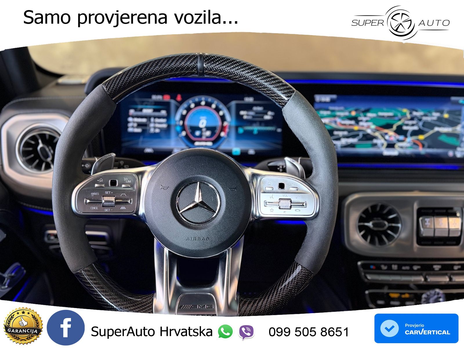 Mercedes AMG G 63 Long V8 (585 KS) 4MATIC 9G-TRONIC AMG SPEEDSHIFT TCT LED+GR SJED+ACC