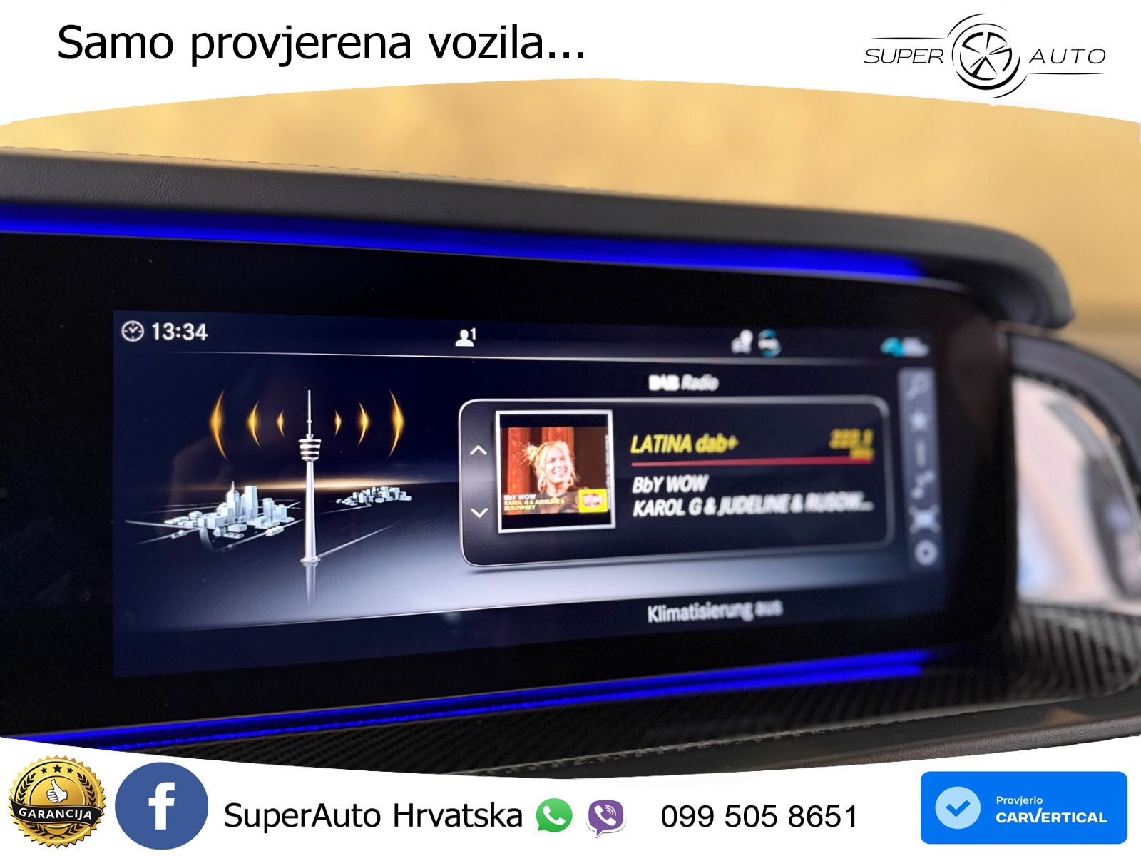 Mercedes AMG G 63 Long V8 (585 KS) 4MATIC 9G-TRONIC AMG SPEEDSHIFT TCT LED+GR SJED+ACC